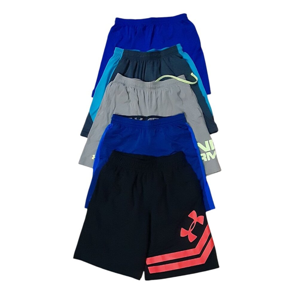 Under Armour Heatgear Short Lot Mens Size Medium/28" Bulk Lot 5 Pairs Shorts EUC